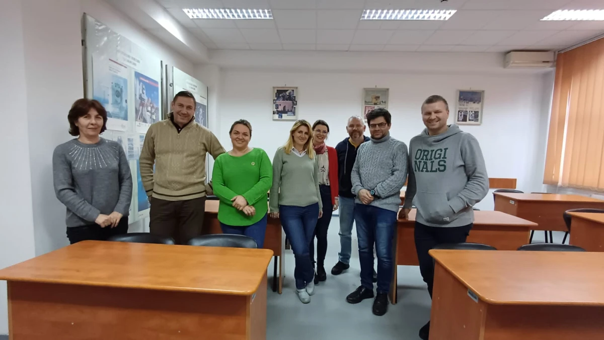 Caption: An ELCA work meeting in Timişoara