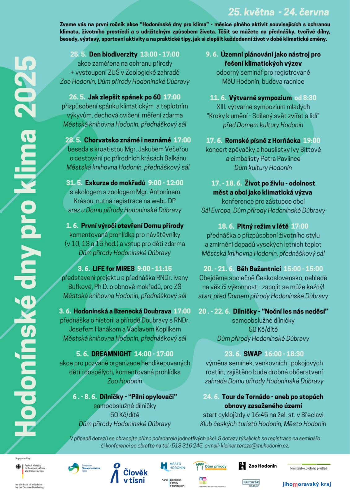 Program Hodonínských dnů pro klima